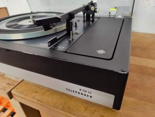 Giradischi Telefunken W 238 Hi-Fi vintage anni '70