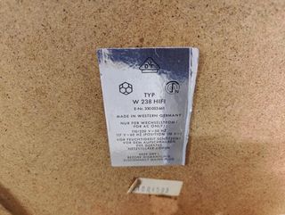 Giradischi Telefunken W 238 Hi-Fi vintage anni '70