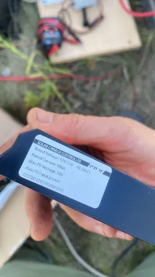 Controlador Carga Solar PWM 100A 12V/24V