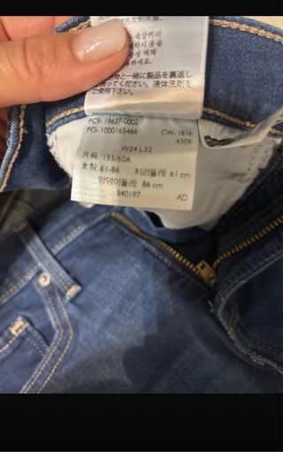 Jeans Levi's W24 L32 nuovi