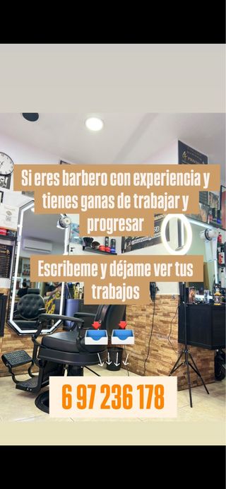 SE BUSCA BARBERO CON EXPERIENCIA