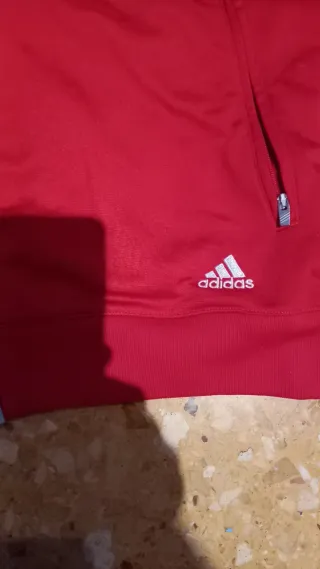 Chaqueta Adidas Roja y Blanca