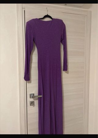 Vestito Giulia N couture viola taglia S