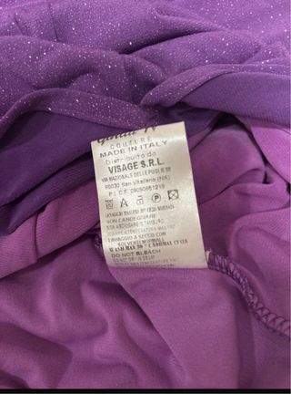Vestito Giulia N couture viola taglia S