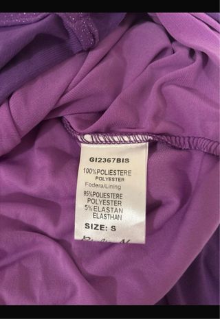 Vestito Giulia N couture viola taglia S