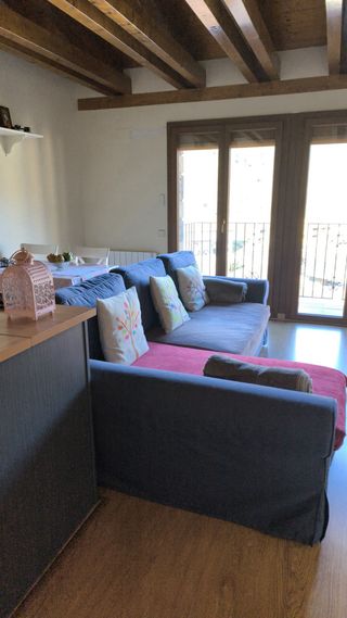 Sofá chaise longue azul ikea