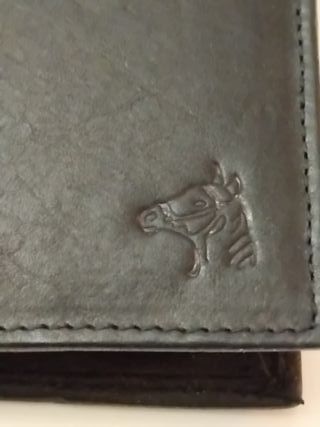 Cartera de piel Ginette negra