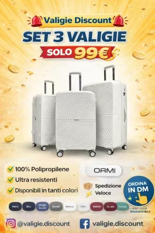 Set 3 Valigie ORMI