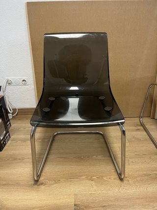Silla Metacrilato y Metal Ikea