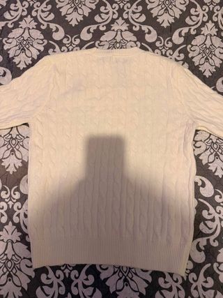 Jersey Polo Ralph Lauren Blanco Trenzado