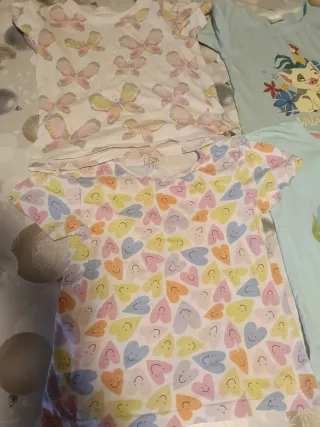 Conjunto 8 T-shirts 116 cm