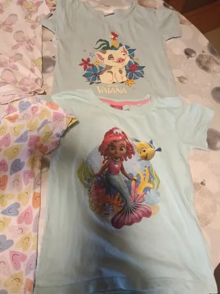 Conjunto 8 T-shirts 116 cm