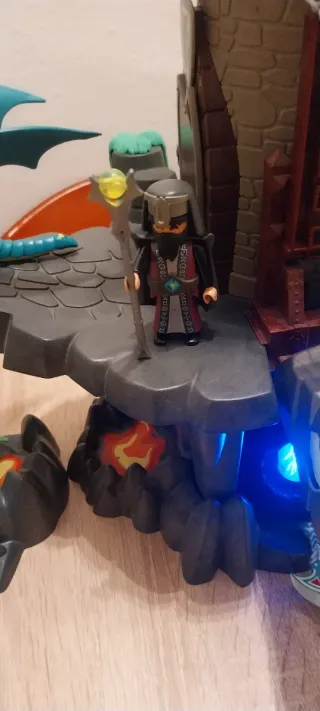 Playmobil,r.f 4836,lote,castillo,dragón,mazmorra