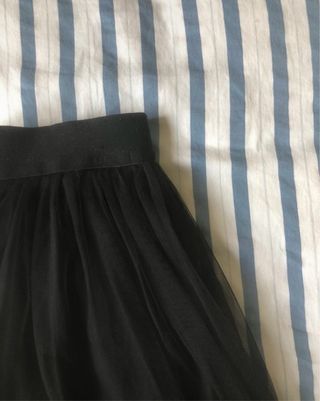 Gonna midi nera Sh Collection