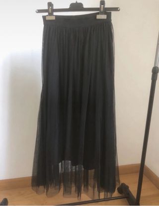 Gonna midi nera Sh Collection