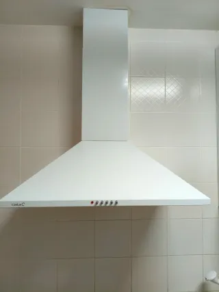 Campana extractora Cata blanca