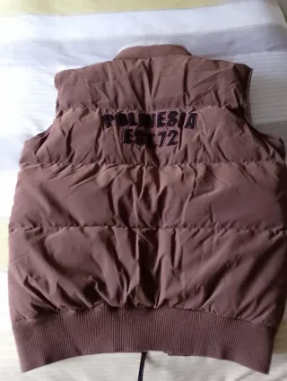 Chaleco acolchado marrón PLNS 1978