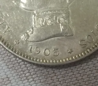 Moneda España Plata 2 Pesetas Alfonso XIII 1905