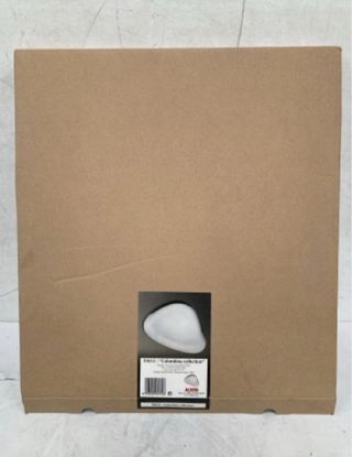 Bandeja metálica negra y plateada