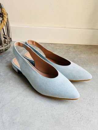 Bailarinas ante azul claro talla 37