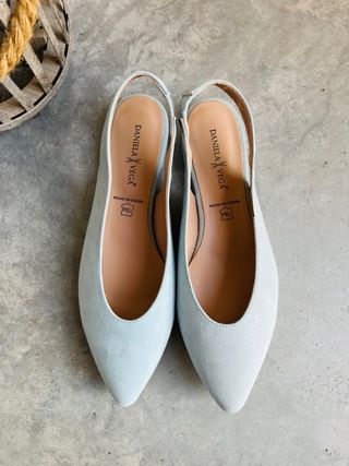 Bailarinas ante azul claro talla 37