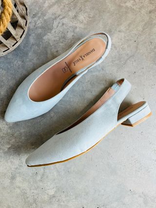 Bailarinas ante azul claro talla 37