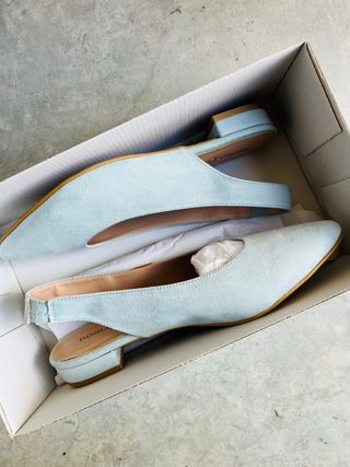 Bailarinas ante azul claro talla 37