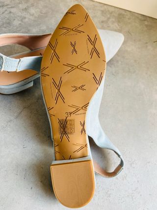 Bailarinas ante azul claro talla 37