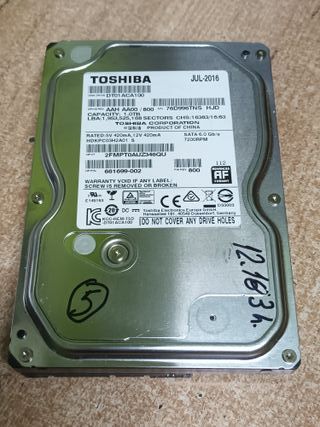 Disco Duro Toshiba 1TB 3.5 SATA