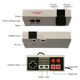 Mini Console Giochi Anni 80/90 Retro' Nuova