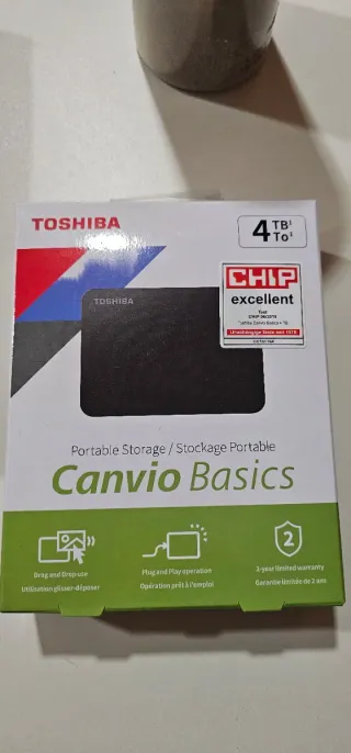 Disco Duro Externo Toshiba 4TB Canvio Basics