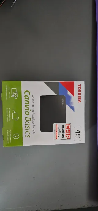 Disco Duro Externo Toshiba 4TB Canvio Basics