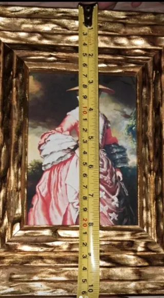 Coppia quadri donna con cappello