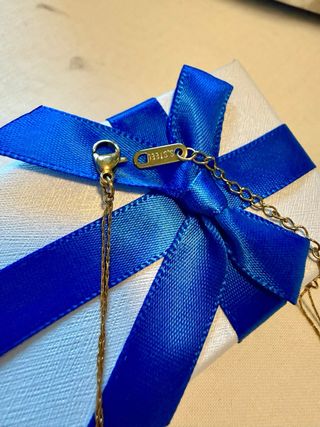 Gargantilla doble dorada con perlas