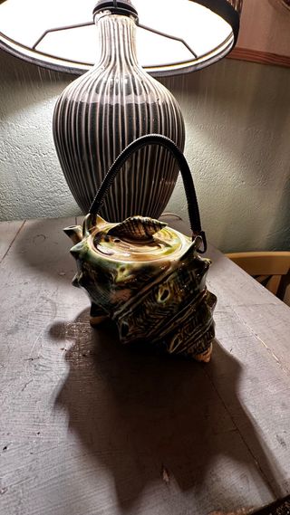 Set Tazze e Teiera Ceramica Vintage