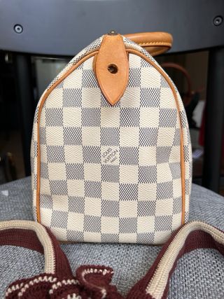 Bolso Louis Vuitton Speedy 25 Damier Azur