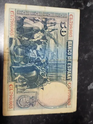 Billete 50 Pesetas Banco de España 1928