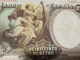 Billete 25 Pesetas Banco de España 1931