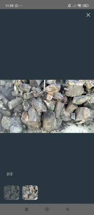 Leña de naranjo para chimenea