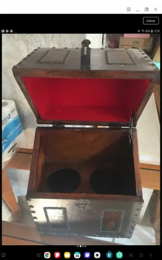 Scatole antiche con dettagli metallici 30 euro unità