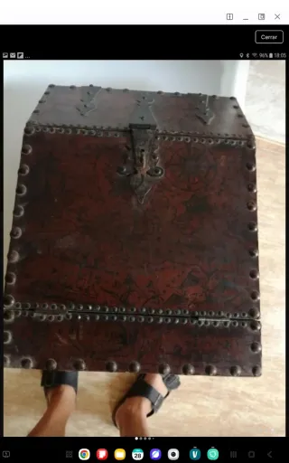 Scatole antiche con dettagli metallici 30 euro unità