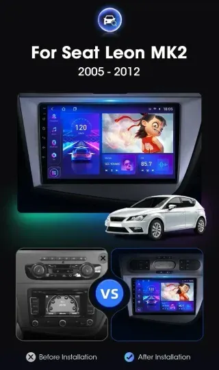 Radio GPS Seat León 2 (2005-2012)