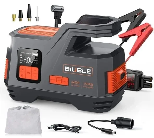 Arrancador Coche y Compresor Aire 4250A