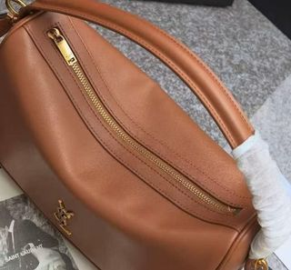 Bolso Saint Laurent Marrón y Dorado