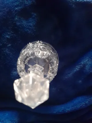 VINTAGE BLEIKRISTALL LEAD CRYSTAL CUT GLASS BELL W