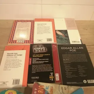 6 libros impecables, regalo de diccionario y hucha