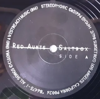 LP Red Aunts Saltbox 1996 USA