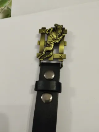 Cintura Vintage con Fibbia Cavaliere