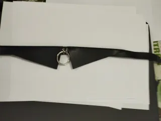 Choker Punk Gotico Donna Nero Argento