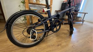 Bicicleta plegable Oxylane 20 azul